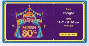 fynd maha shopping mela-redeem 70% fynd cash 1 fynd maha shopping mela