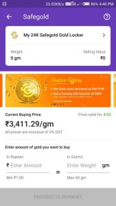 phonepe gold buy and sell