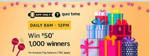 amazon pay quiz time 8am-12pm quiz answers today 3rd october 2 amazon pay quiz time 8am-12pm quiz answers today