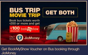 Jio Money offers get Bookmyshow voucher 1 jio money offers