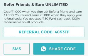 fynd referral code