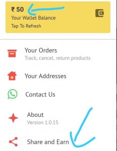 Simsim referral code, link. free 100 Rs product 1
