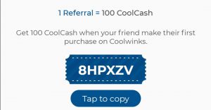Coolwinks referral code 
