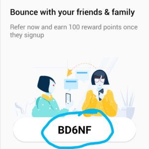 Bounce referral code 