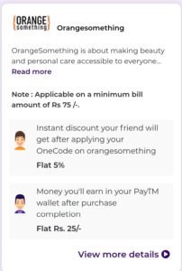 Onecode Referral code "one@141814". Complete tasks 1