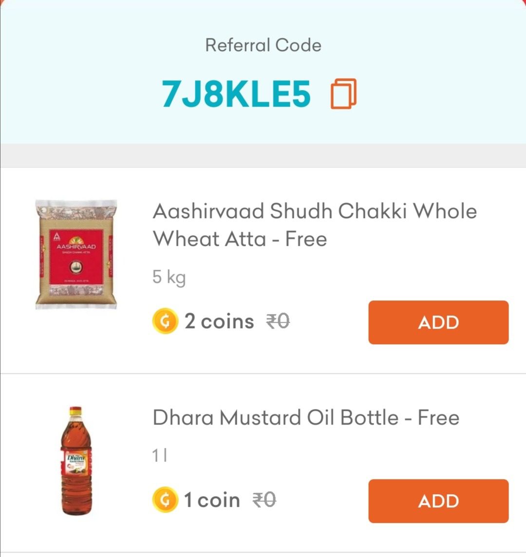 Grofers Referral Code "XER2QD". Get 150 Grofers Cash