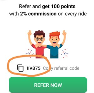 Quick ride referral code