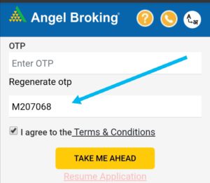 enter angelbroking introducer code - M207068.