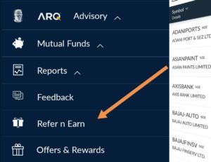 To refer your friends to Angel broking. Open app. Login to your account > menu > Refer and earn.