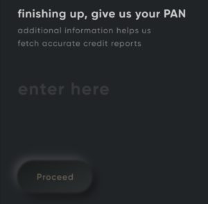 Enter your pan card number