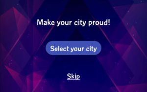 Select city