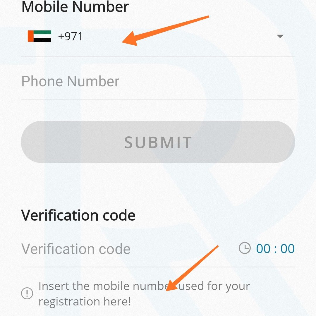 otp to verify your primary mobile number at nduw