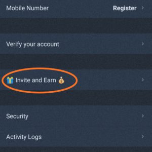 How to invite and earn with wazirx