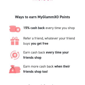 Refer and earn benefits with myglamm