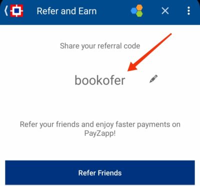 Payzapp referral code