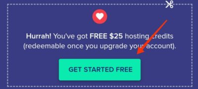 Cloudways promo code. Click on get started for free