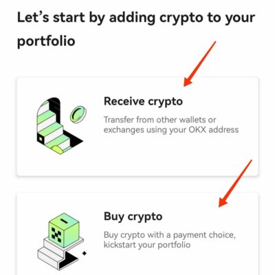 Buy or Receive Crypto