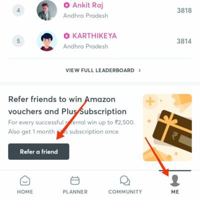 Unacademy Refer and Earn