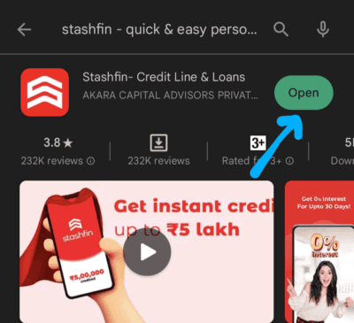 Download Stashfin App 