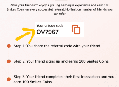 Barbeque Nation Referral code