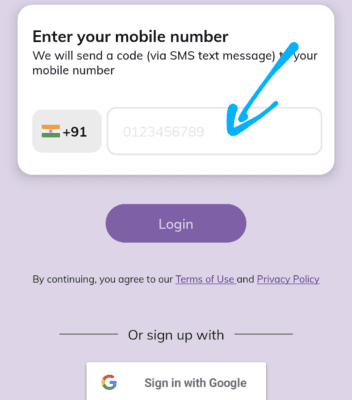 Enter Your Mobile Number and Verify it with OTP