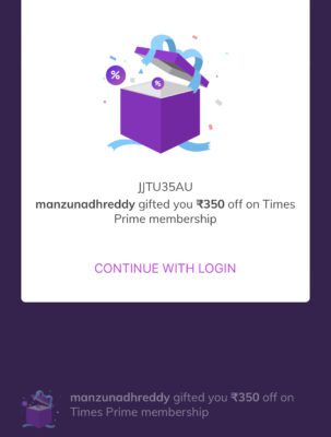 Apply times prime referral code