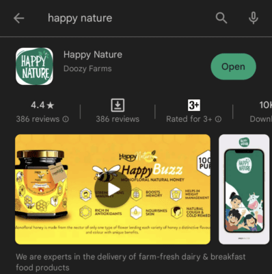 Download Happy Nature app