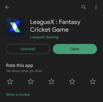 Download Leaguex app