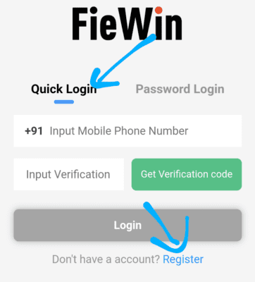 Fiewin Register Now