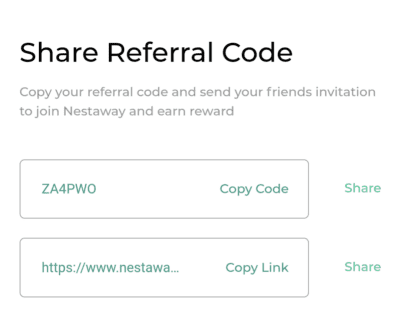 Nestaway Referral code