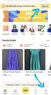 Signup For Freeup