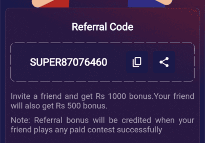 Super4 Referral code 
