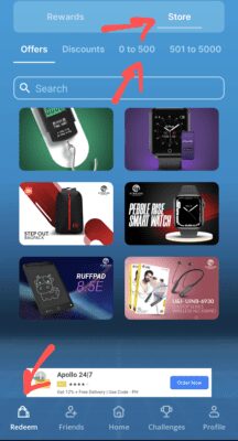 Redeem coins