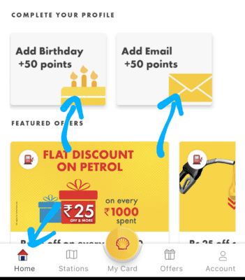 Shell Asia app Signup Bonus