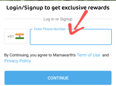 Enter your mobile number 