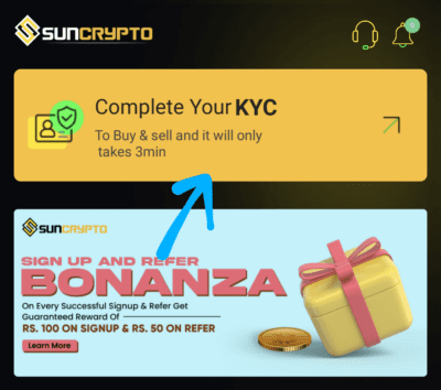 Complete your KYC