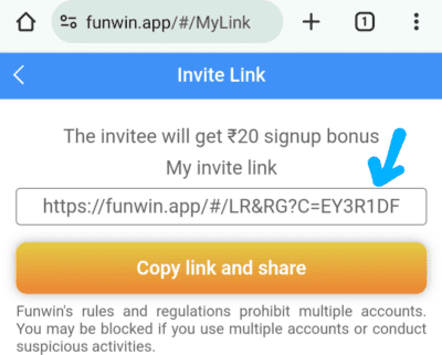 Funwin Invite Code