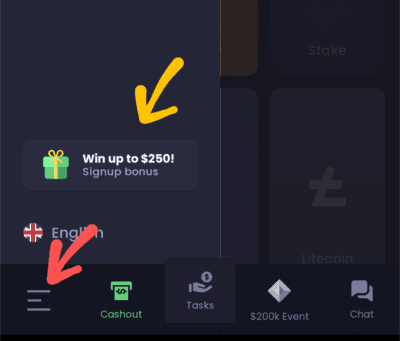 Select Win Up to $250 Signup Bonus
