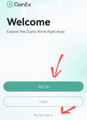 CoinEx referral code is "74h6s". Refer & Earn up to 40% 2 Click on Signup