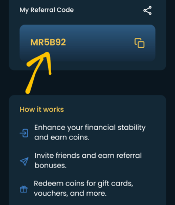 Simplify Money Referral code "MR5B92". Get coins + Refer 1 Simplify Money Referral code 2025