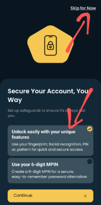 Simplify Money Referral code "MR5B92". Get coins + Refer 4 Secure your Account with Fingerprint