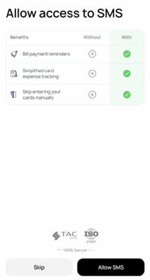 Savesage Referral code is MTM2Nzg3. Get ₹50 + Refer 3 Allow access to sms
