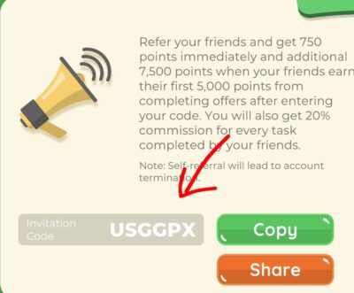 Waste Collector Invitation Code is "USGGPX". Get 10,000 1 Waste collector invitation code