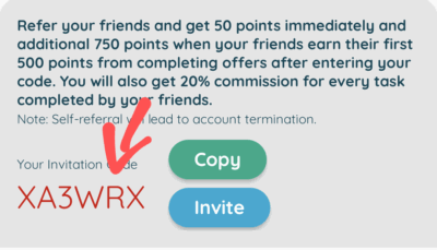 Digiwards invitation code is "XA3WRX". 1000 points + Refer 1 Digiwards invitation code