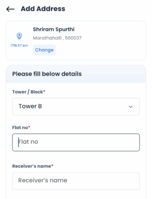 Milkbasket Referral code is GRZN12. Get ₹50 off 4 Enter your address