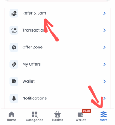 Milkbasket Referral code is GRZN12. Get ₹50 off 6 Milkbasket refer and Earn