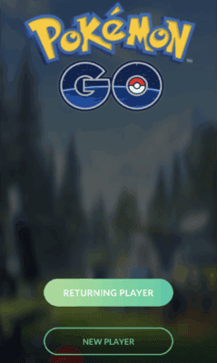 Select Returning player or New player