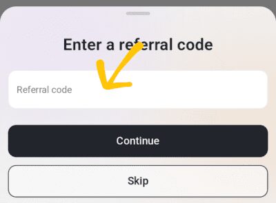 Enter Banza Referral Code
