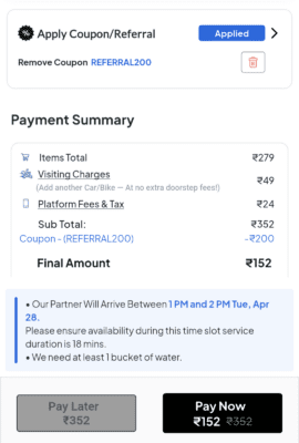 Enter Hoora Referral Code