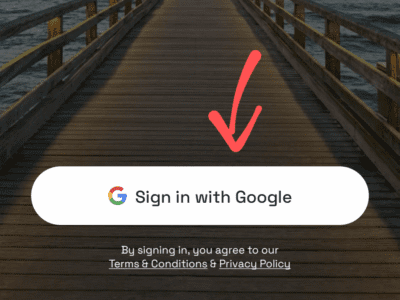 Signin with Google account 